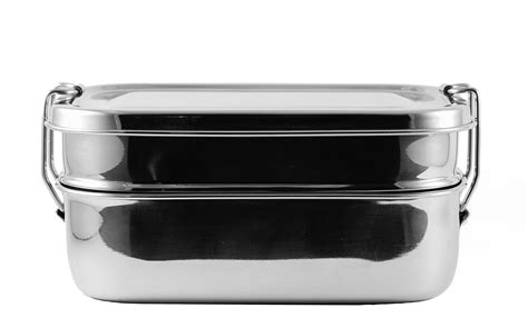 lunch box basic metal|steel lunch boxes for adults.